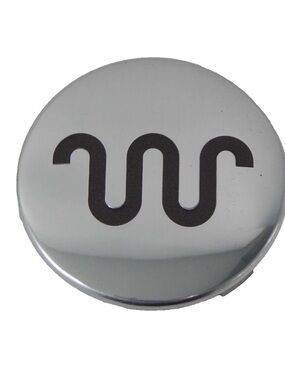 Ford Silver Chrome Center Cap with Embossed Logo